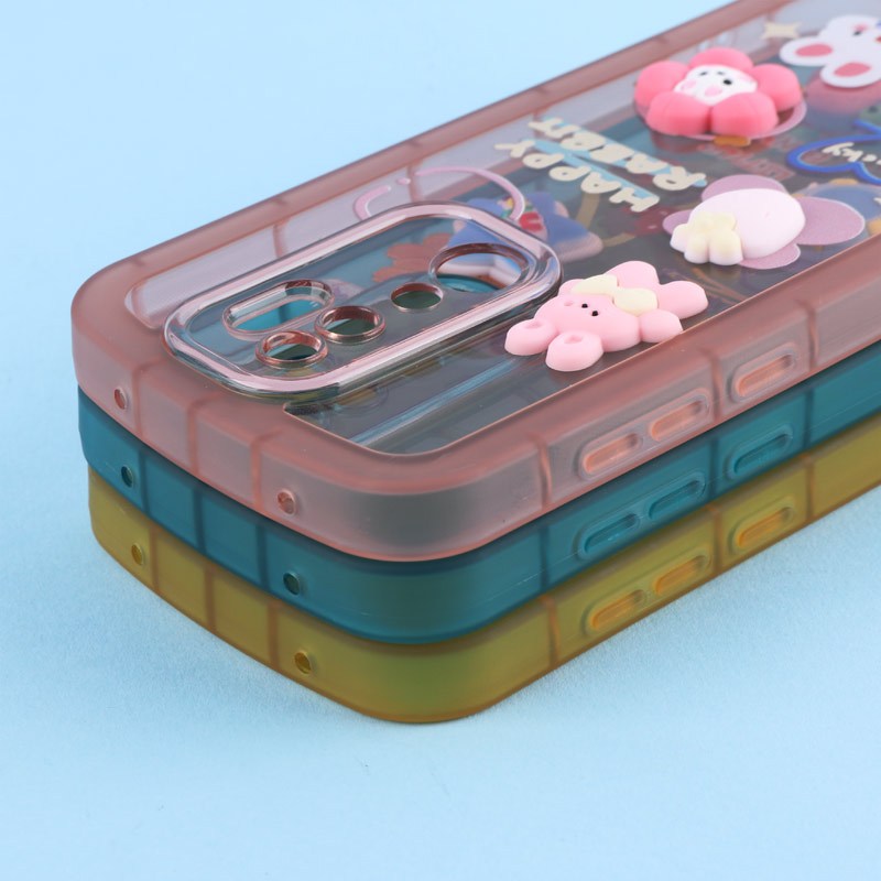 قاب Fashion Case شیائومی Redmi Note 8 Pro عروسک برجسته محافظ لنزدار