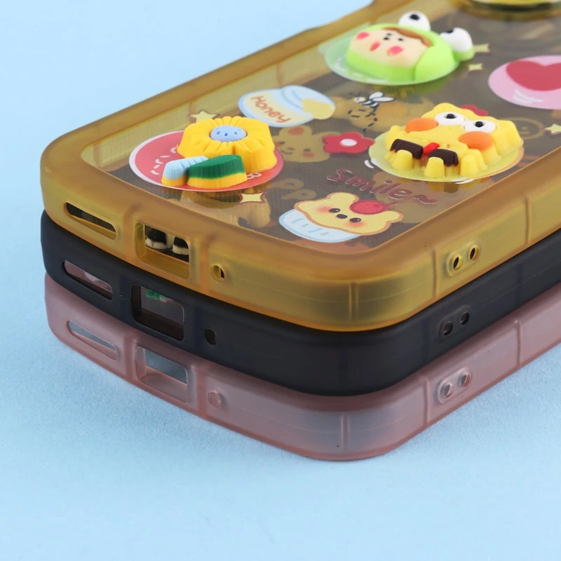 قاب Fashion Case شیائومی Redmi 13C / Poco C65 عروسک برجسته محافظ لنزدار