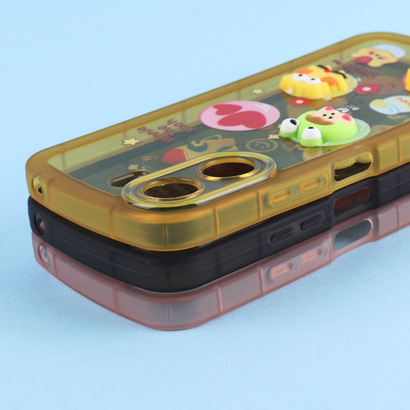 قاب Fashion Case شیائومی Redmi 13C / Poco C65 عروسک برجسته محافظ لنزدار
