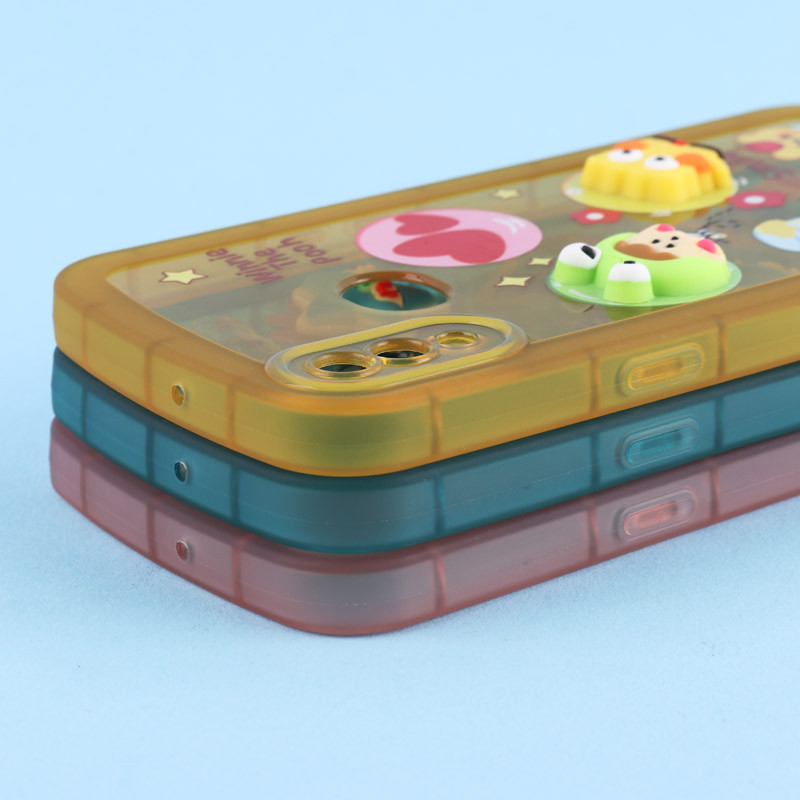 قاب Fashion Case سامسونگ Galaxy A10s عروسک برجسته محافظ لنزدار