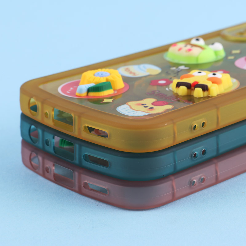 قاب Fashion Case سامسونگ Galaxy A10s عروسک برجسته محافظ لنزدار