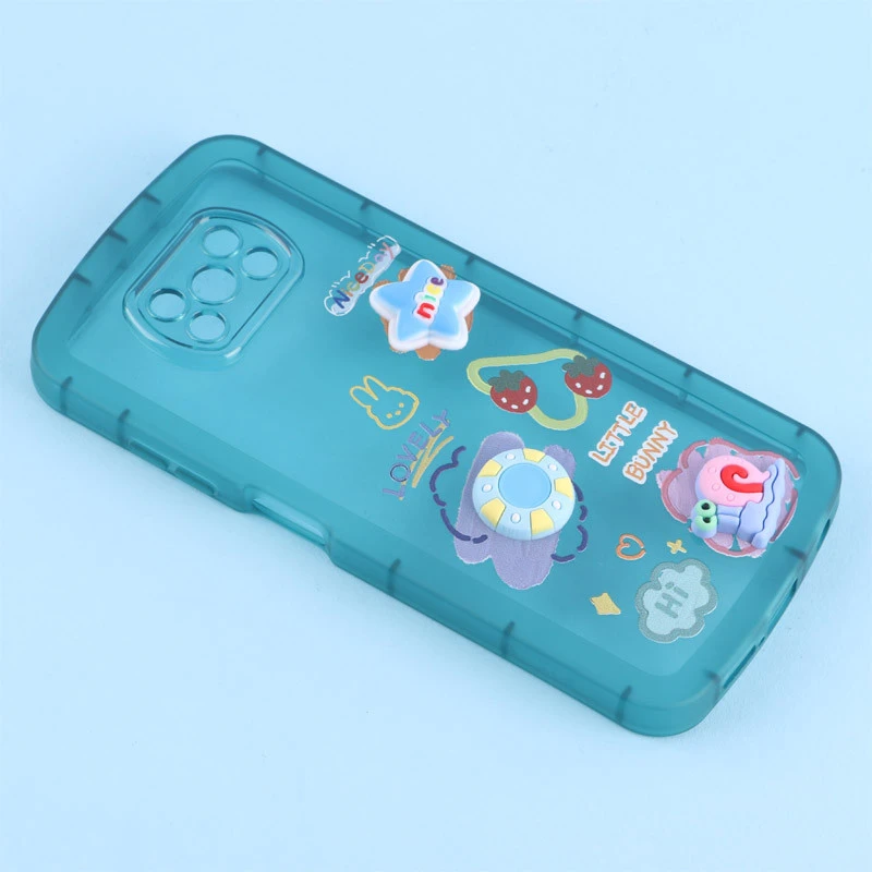 قاب Fashion Case شیائومی Poco X3 / X3 NFC / X3 Pro عروسک برجسته محافظ لنزدار