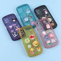 قاب Fashion Case سامسونگ Galaxy A14 4G / A14 5G عروسک برجسته محافظ لنزدار