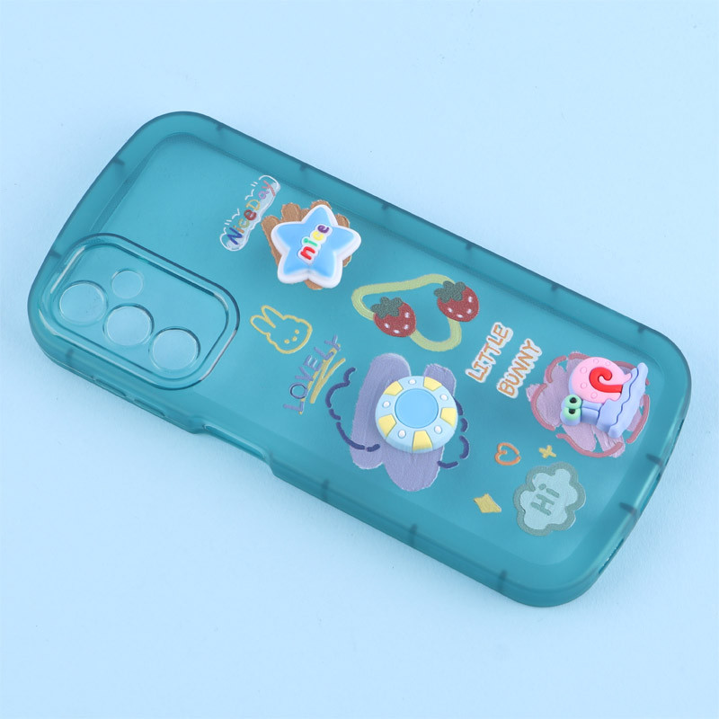 قاب Fashion Case سامسونگ Galaxy A14 4G / A14 5G عروسک برجسته محافظ لنزدار