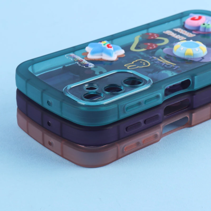 قاب Fashion Case سامسونگ Galaxy A24 4G عروسک برجسته محافظ لنزدار