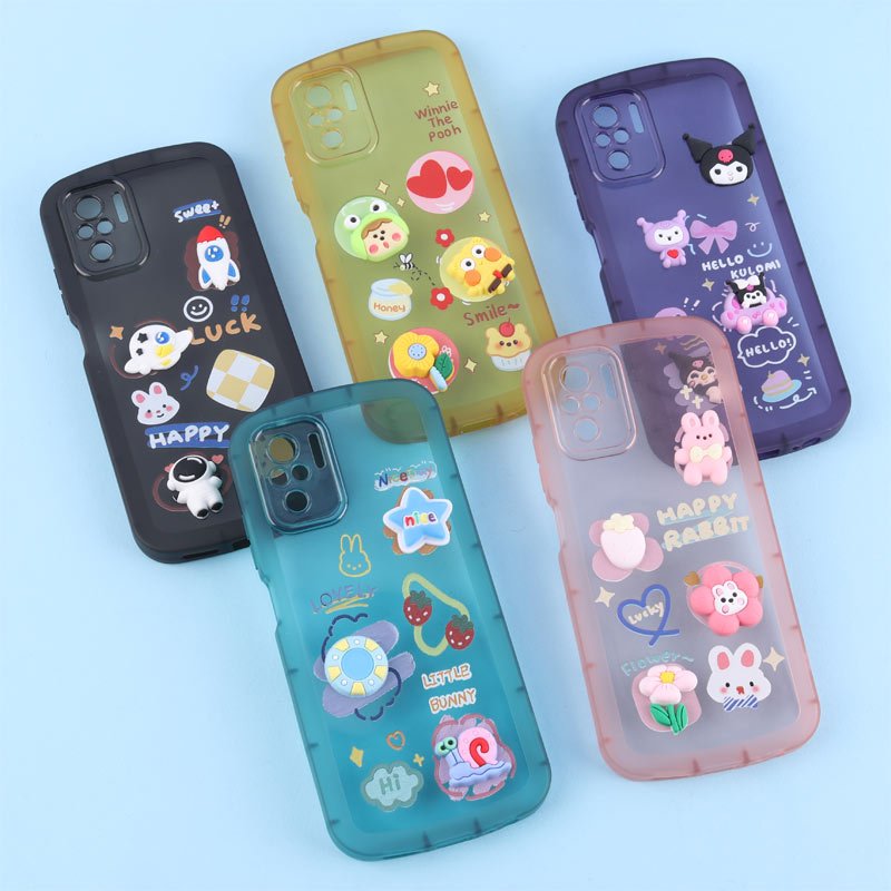 قاب Fashion Case شیائومی Redmi Note 10 4G / 10s عروسک برجسته محافظ لنزدار