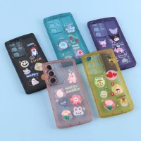 قاب Fashion Case سامسونگ Galaxy S23 Ultra عروسک برجسته محافظ لنزدار
