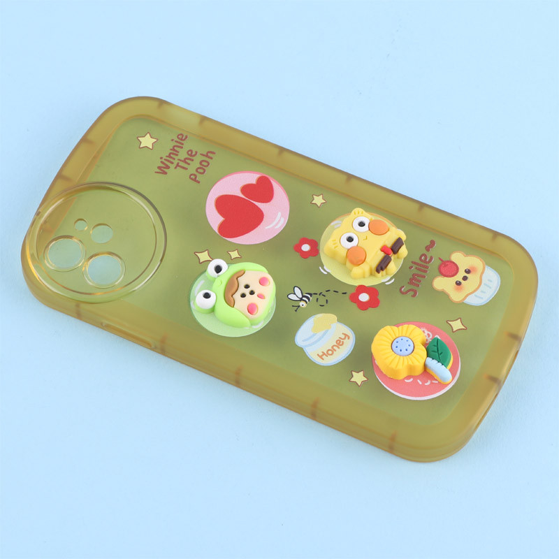 قاب Fashion Case آیفون 11 عروسک برجسته محافظ لنزدار