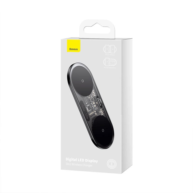 شارژر بی سیم Baseus BS-W528 WXSX01010 20W