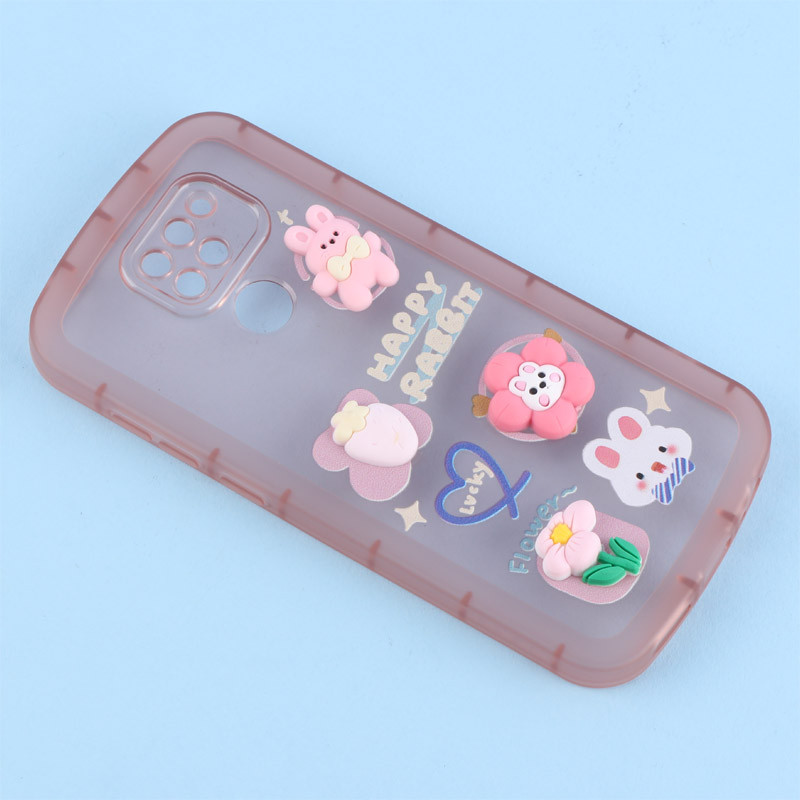 قاب Fashion Case شیائومی Redmi Note 9 / Redmi 10x 4G عروسک برجسته محافظ لنزدار
