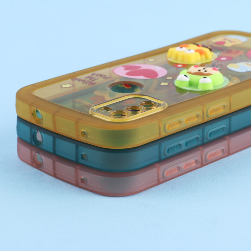 قاب Fashion Case سامسونگ Galaxy A11 / M11 عروسک برجسته محافظ لنزدار