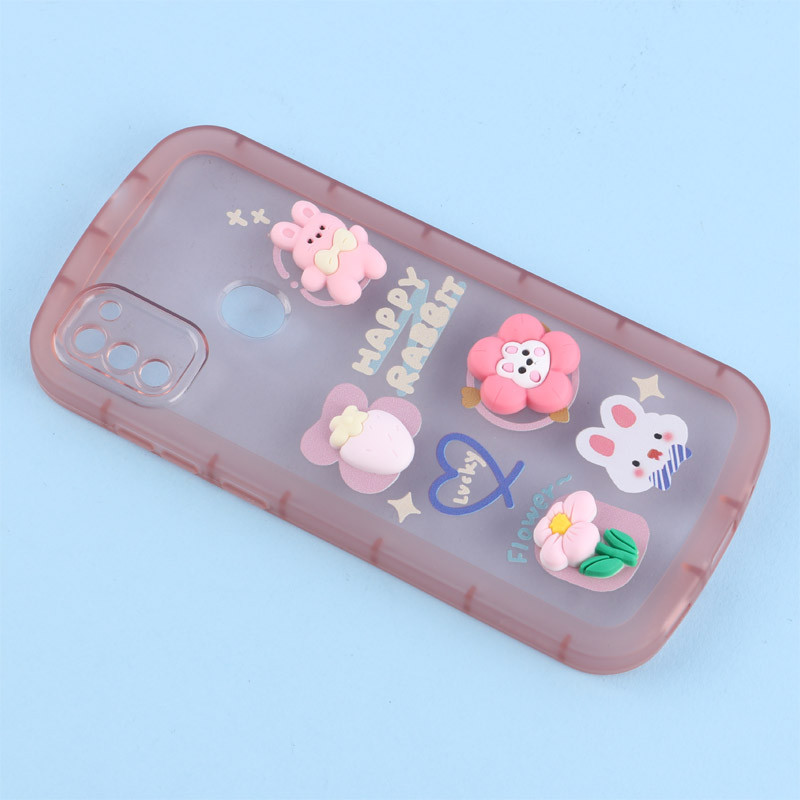 قاب Fashion Case سامسونگ Galaxy A11 / M11 عروسک برجسته محافظ لنزدار