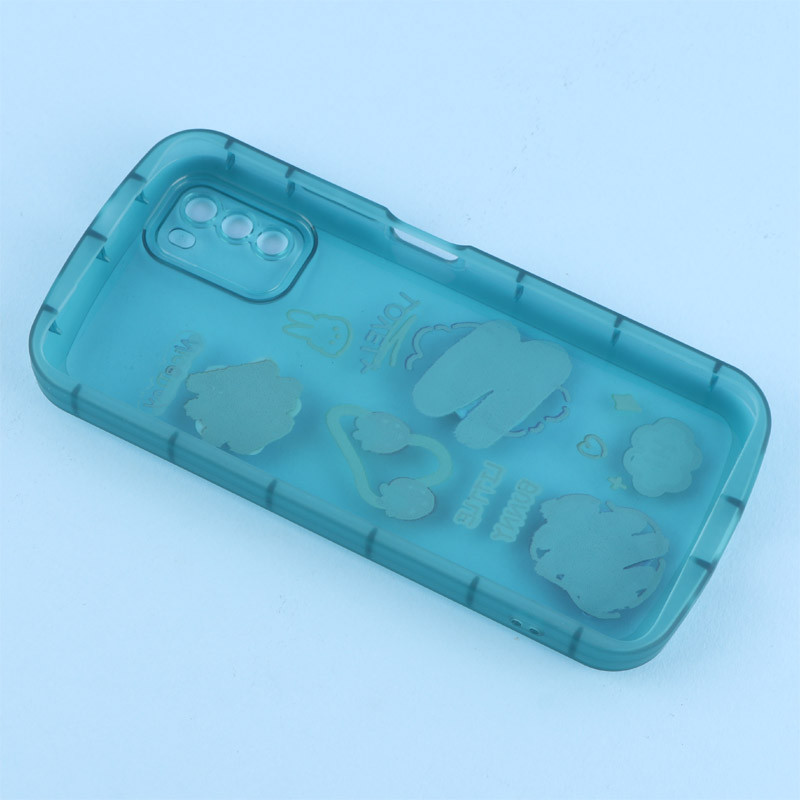 قاب Fashion Case شیائومی Poco M3 عروسک برجسته محافظ لنزدار