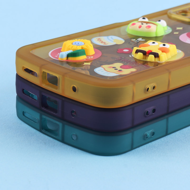 قاب Fashion Case شیائومی Poco M3 عروسک برجسته محافظ لنزدار