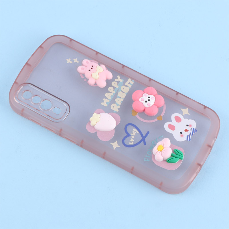 قاب Fashion Case سامسونگ Galaxy A30s / A50 / A50s عروسک برجسته محافظ لنزدار