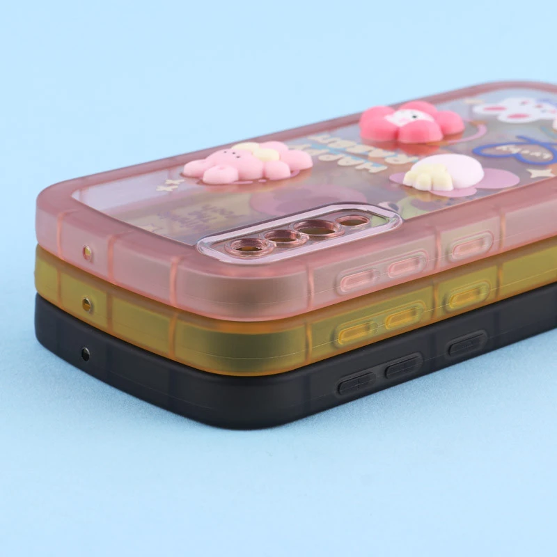 قاب Fashion Case سامسونگ Galaxy A30s / A50 / A50s عروسک برجسته محافظ لنزدار