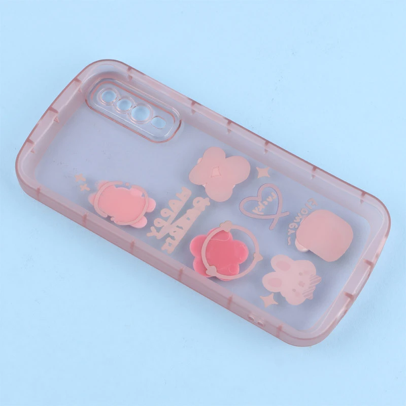 قاب Fashion Case سامسونگ Galaxy A30s / A50 / A50s عروسک برجسته محافظ لنزدار