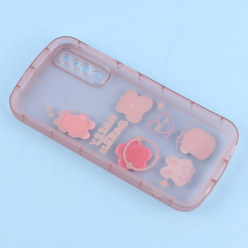 قاب Fashion Case سامسونگ Galaxy A30s / A50 / A50s عروسک برجسته محافظ لنزدار