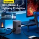 شارژر دیواری فست شارژ Baseus Power Combo E0002360 7Port GaN 3A 30W