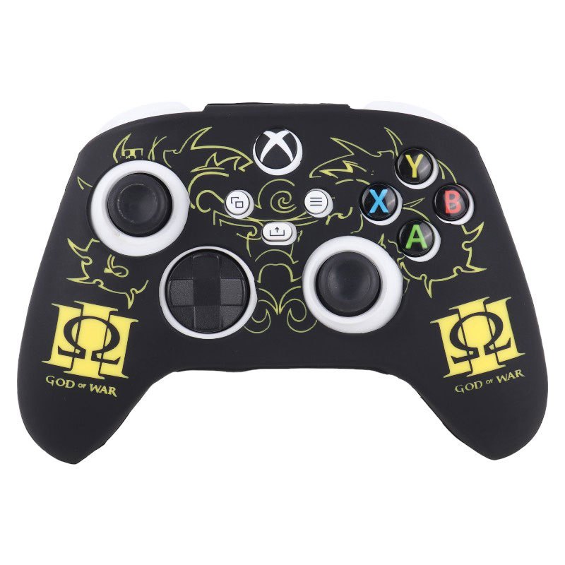 روکش دسته بازی Xbox One طرح God Of War Logo زرد