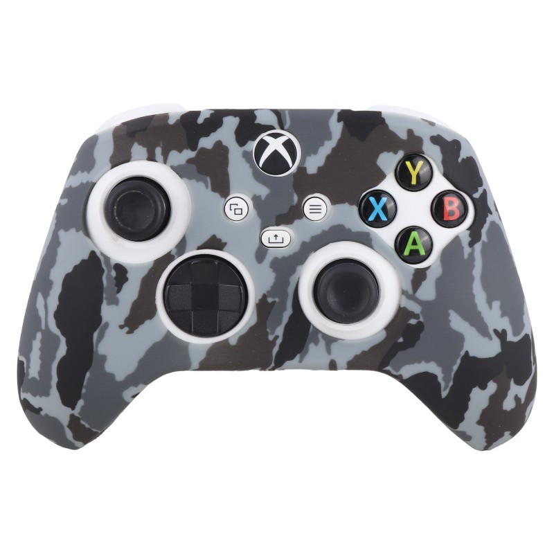 روکش دسته بازی Xbox X/S چریکی طوسی مشکی
