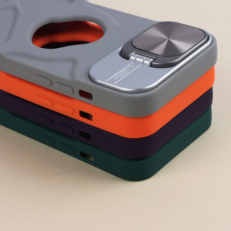 قاب پنجره ای برجسته مگ سیف Case.Pro استند شو محافظ لنزدار iPhone 13 / 14