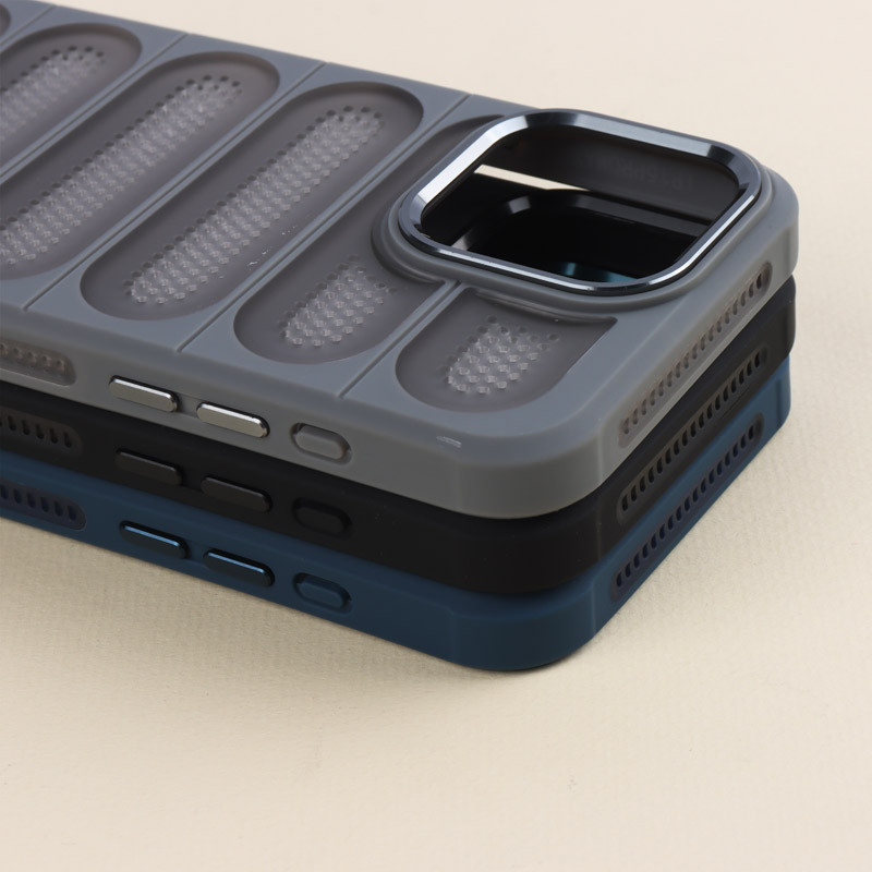 قاب PC دور لنز براق Q Series آیفون iPhone 15 Pro Max
