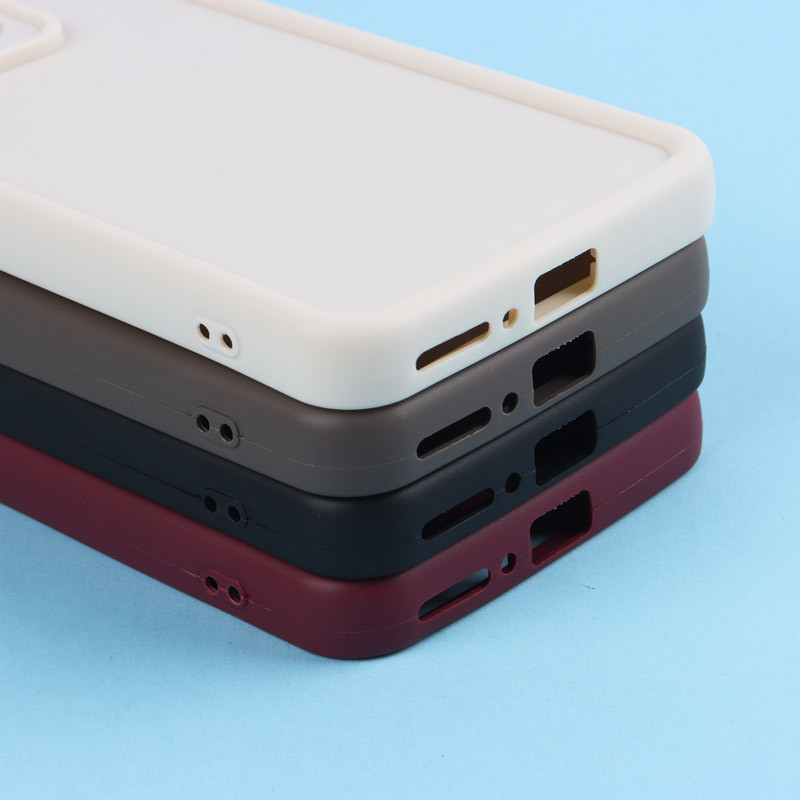 قاب سولید ساده رنگی محافظ لنزدار Xiaomi Redmi Note 13 4G