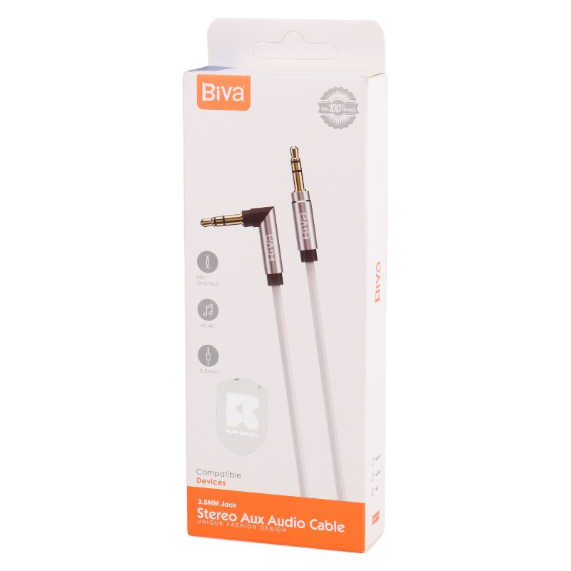 کابل Biva AUX-06 1.2m AUX یکسر L