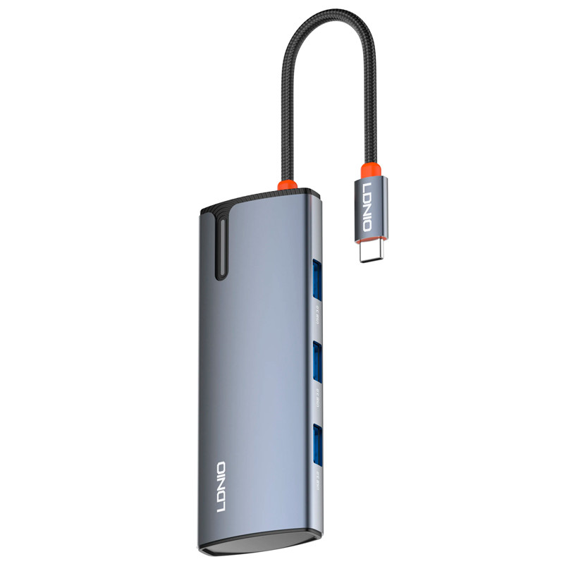 هاب Ldnio DS-15H Type-C To USB3.0/HDMI/Type-C PD