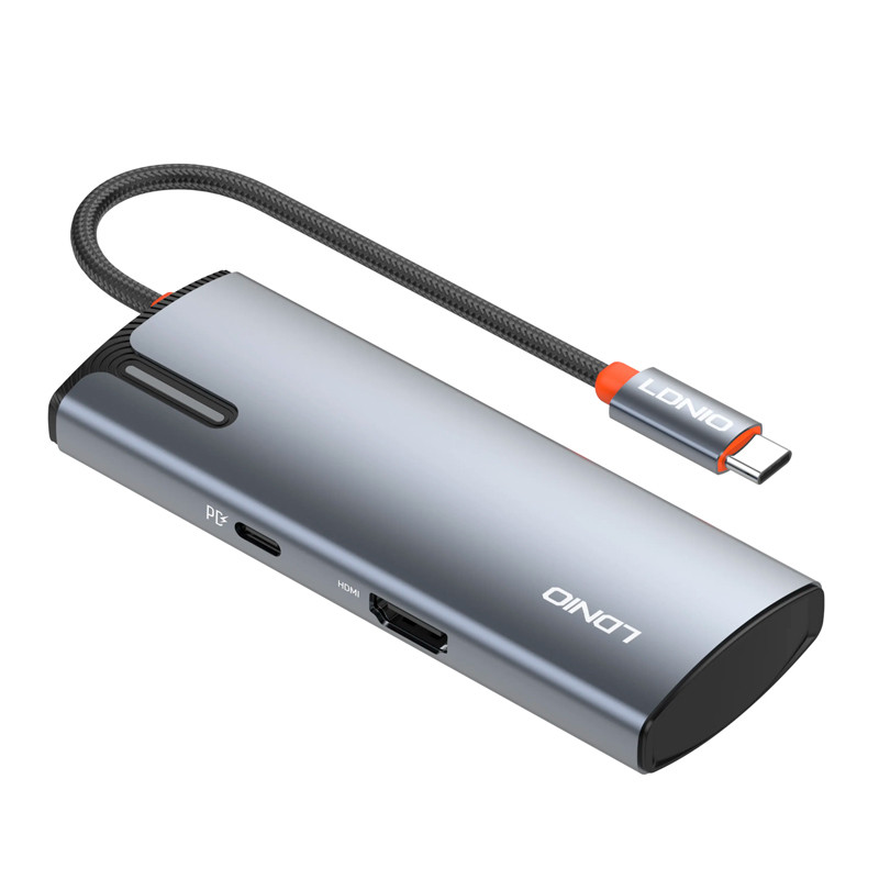 هاب Ldnio DS-15H Type-C To USB3.0/HDMI/Type-C PD