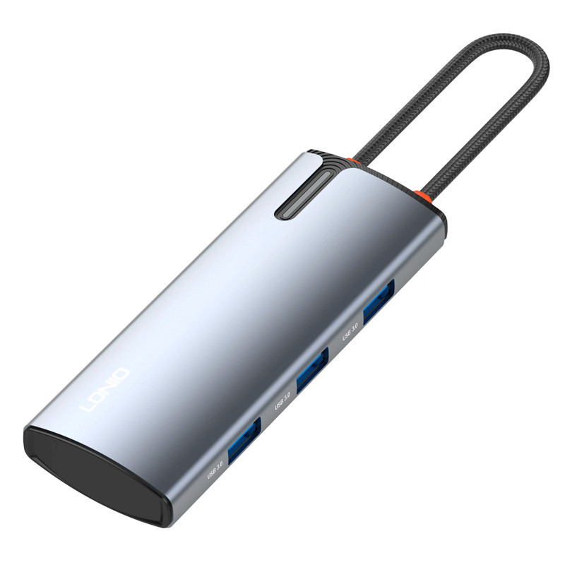 هاب Ldnio DS-15H Type-C To USB3.0/HDMI/Type-C PD
