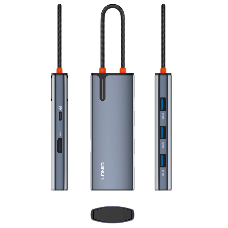 هاب 5 پورت Type-C الدینیو DS-15H