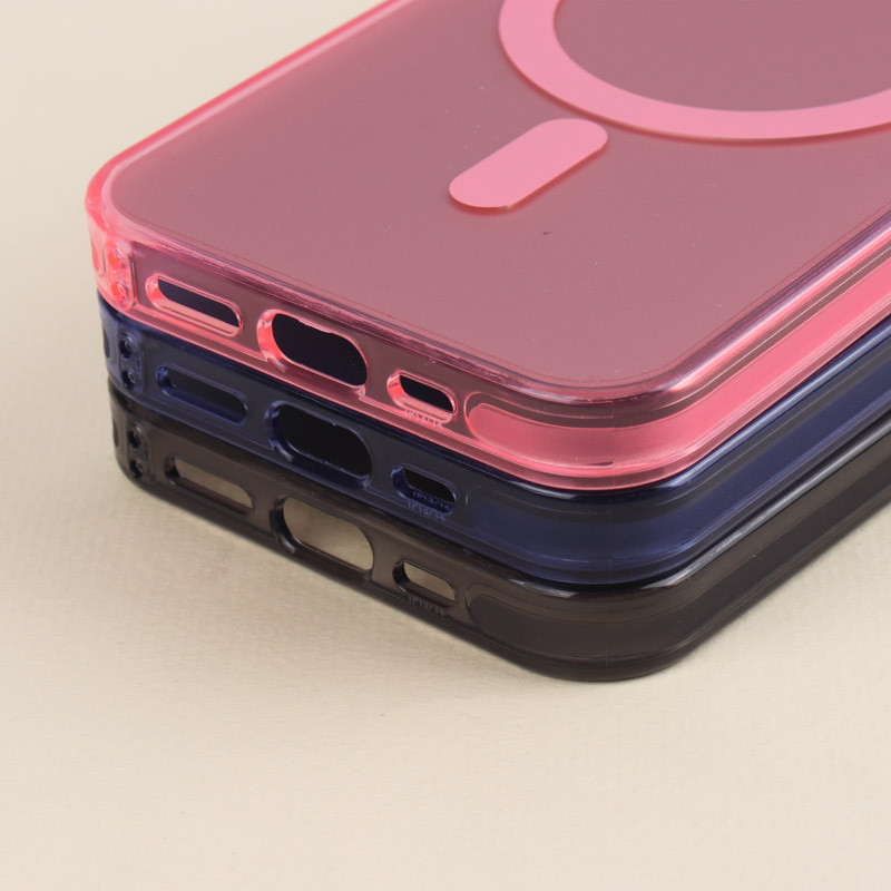 قاب پکدار مگ سیف Magnetic دور محافظ متالیک iPhone 13 / 14