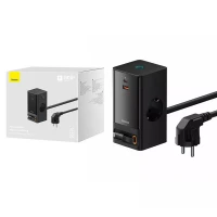 شارژر دیواری فست شارژ Baseus Power Combo Powerstrip PSLR000301 4Port 3.25A 65W