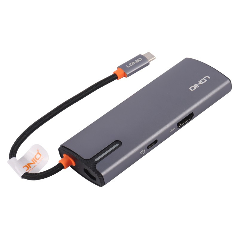 هاب Ldnio DS-16H Type-C To USB 3.0/HDMI/RJ45/Type-C PD