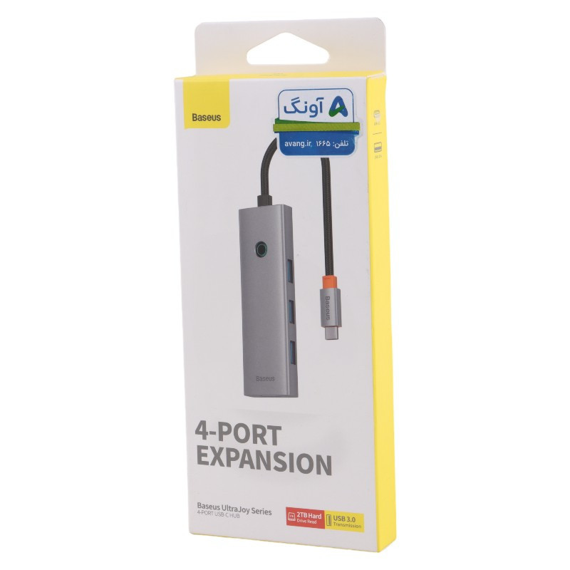 هاب 4 پورت Type-C باسئوس UltraJoy Series B0005280A813-03