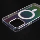 قاب شفاف هولوگرامی Q Series مگ سیف iPhone 15 Pro Max