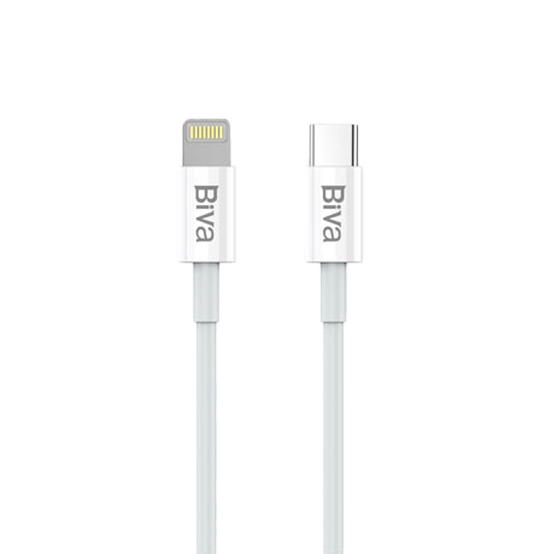 کابل تبدیل فست شارژ Biva C-13 Type-C To Lightning 2.4A 20W 1.5m