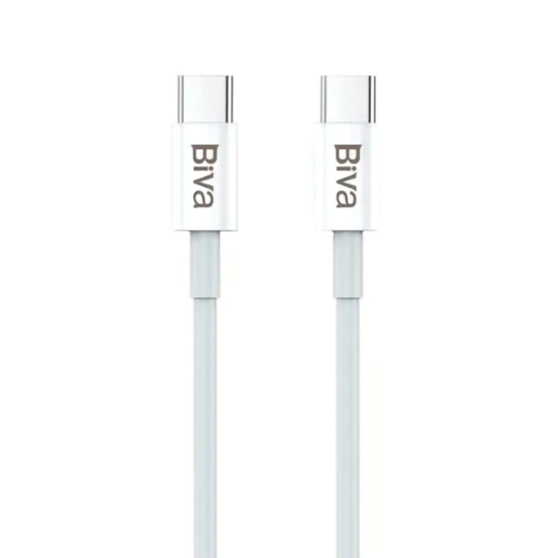 کابل تبدیل فست شارژ Biva C-14 Type-C To Type-C 100W 1.5m
