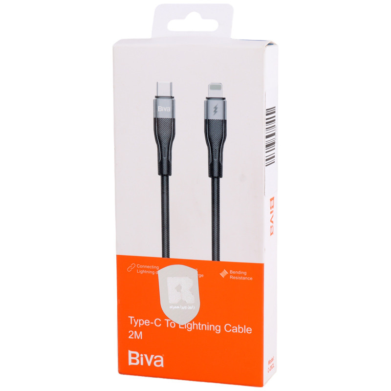 کابل تبدیل فست شارژ Biva C-20CL Type-C To Lightning 3A 2m