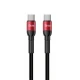 کابل تبدیل فست شارژ Biva C-16CC Type-C to Type-C 3A 60W 1.2m