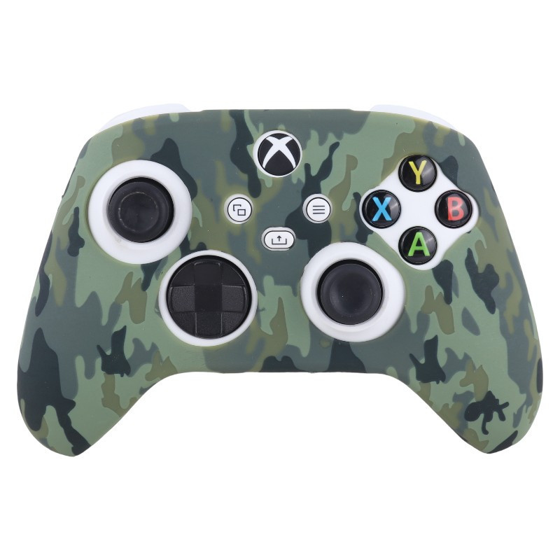 روکش دسته بازی Xbox X/S طرح چریکی سبز طوسی