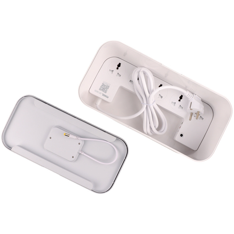 چند راهی برق و شارژر وایرلس الدینیو SN5311W با کابل 2 متری + شارژر USB و Type-C