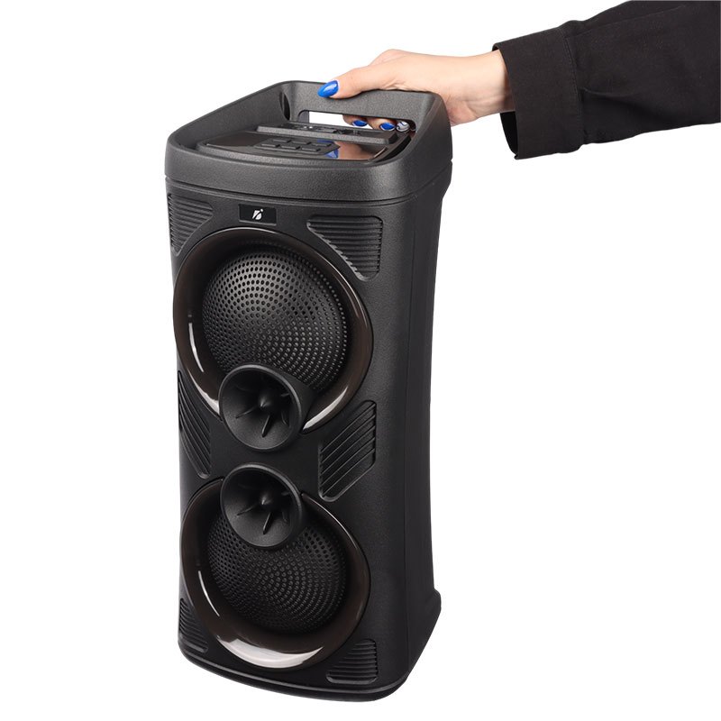 اسپیکر چمدانی بلوتوثی رم و فلش خور KTS-1860 + میکروفون