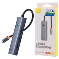 هاب 4 پورت Type-C باسئوس UltraJoy Series B0005280A813-03