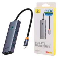 هاب 5 پورت Type-C باسئوس UltraJoy Series B00052801811-01