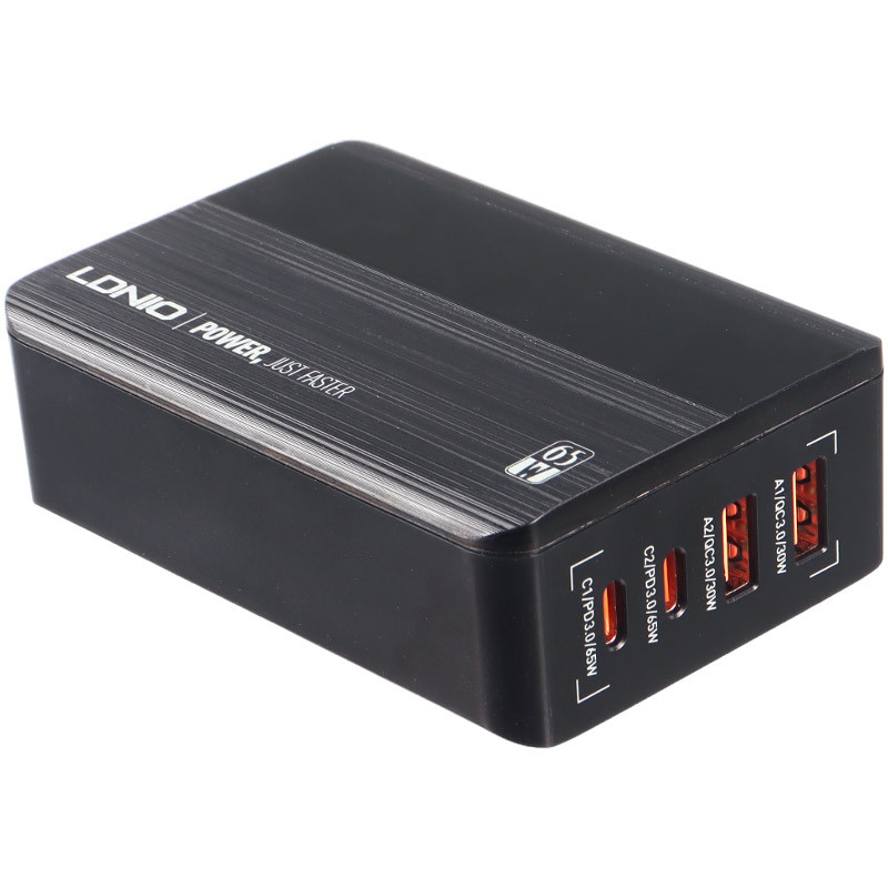 شارژر رومیزی فست شارژ Ldnio A4808Q 4Port 5A QC4.0 PD3.0 65W