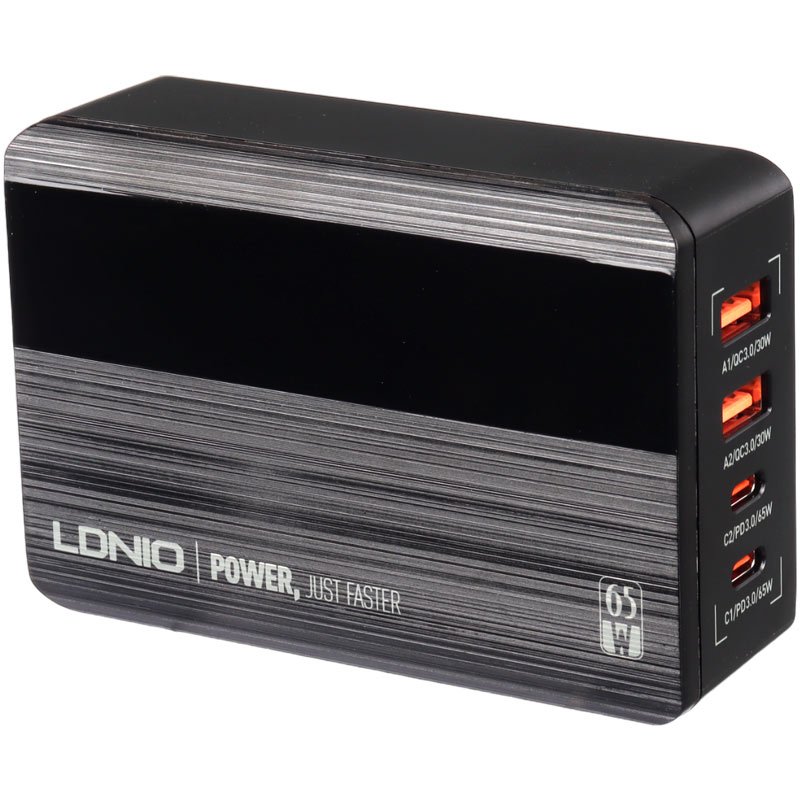 شارژر رومیزی فست شارژ Ldnio A4808Q 4Port 5A QC4.0 PD3.0 65W