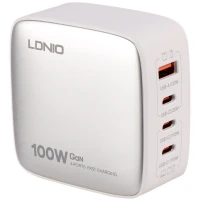 شارژر دیواری 100 وات الدینو Q408 QC4.0 PD 5A + کابل تبدیل تایپ سی